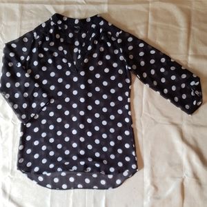 🏷 Sheer Polka Dot Top